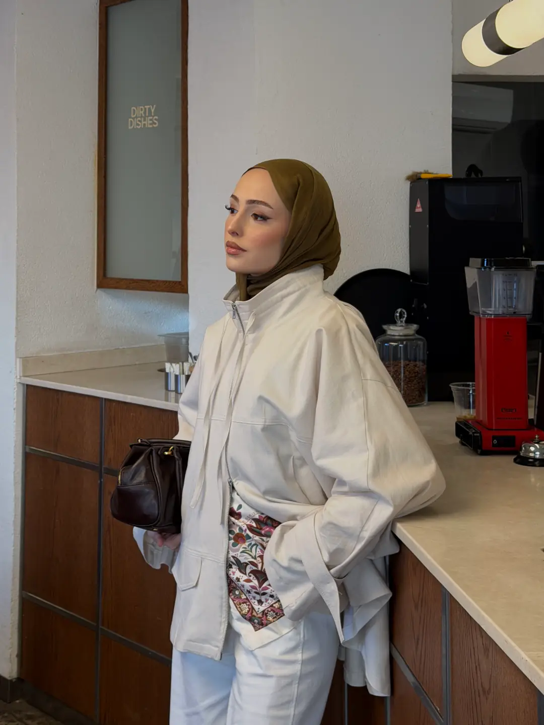 Lara Kuşak Detay Oversize Ceket