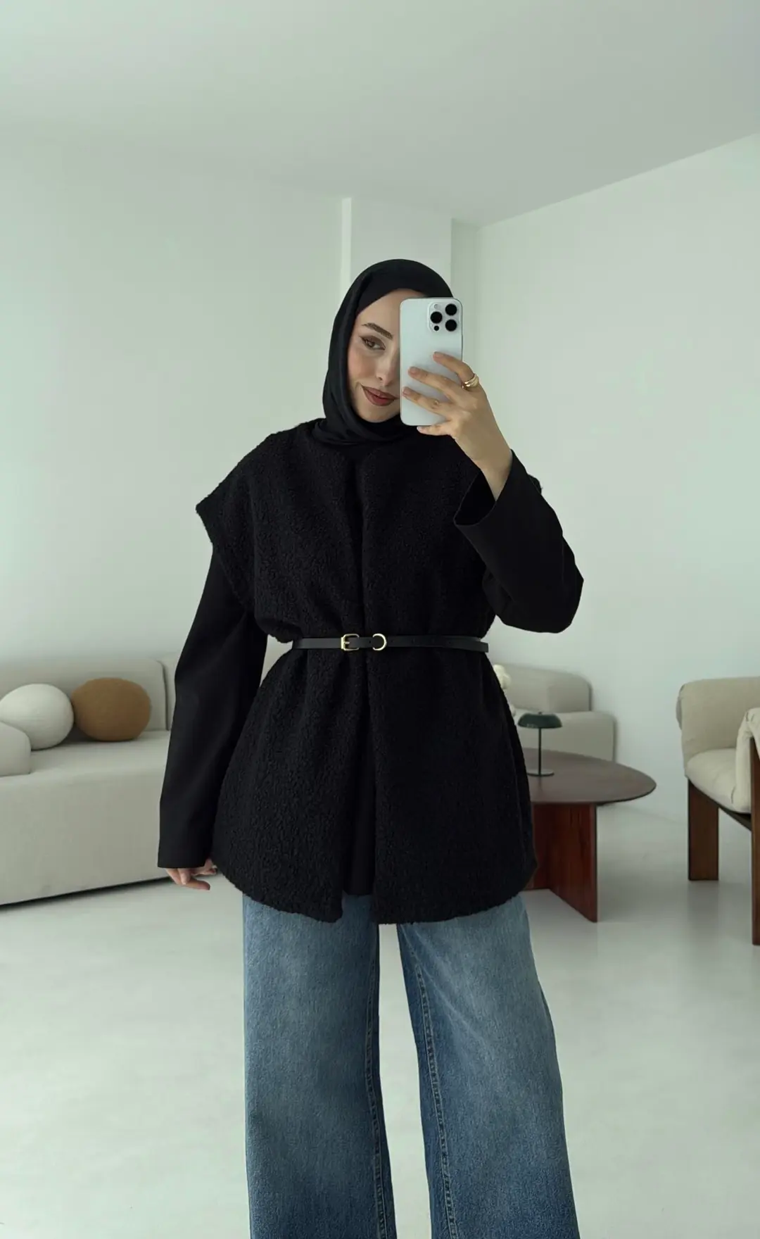Buklet Yelek Siyah