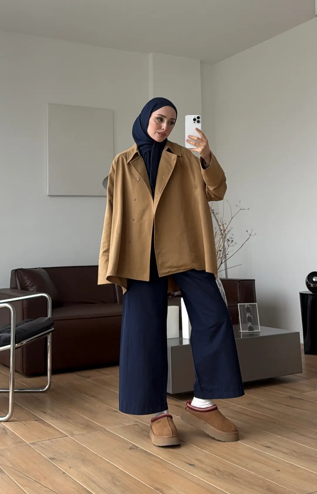 Oversize Gömlek/Trenç Camel