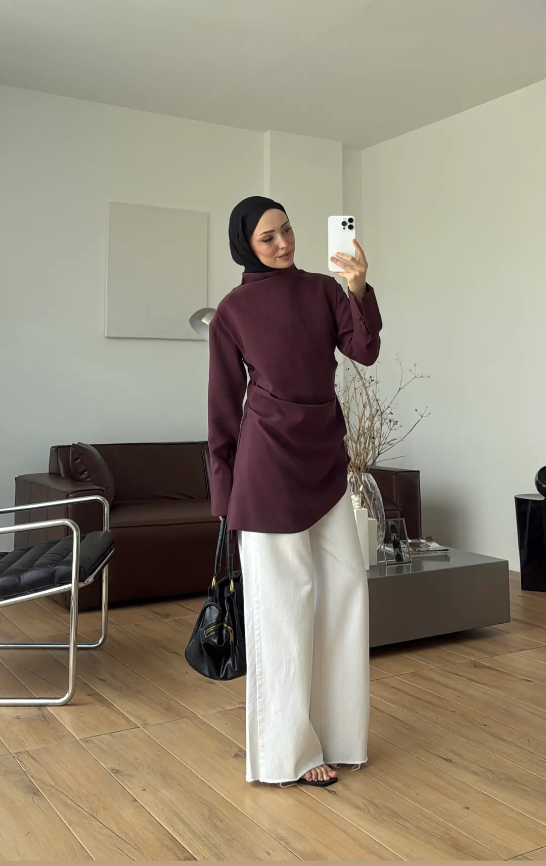 Drape Bluz Bordo