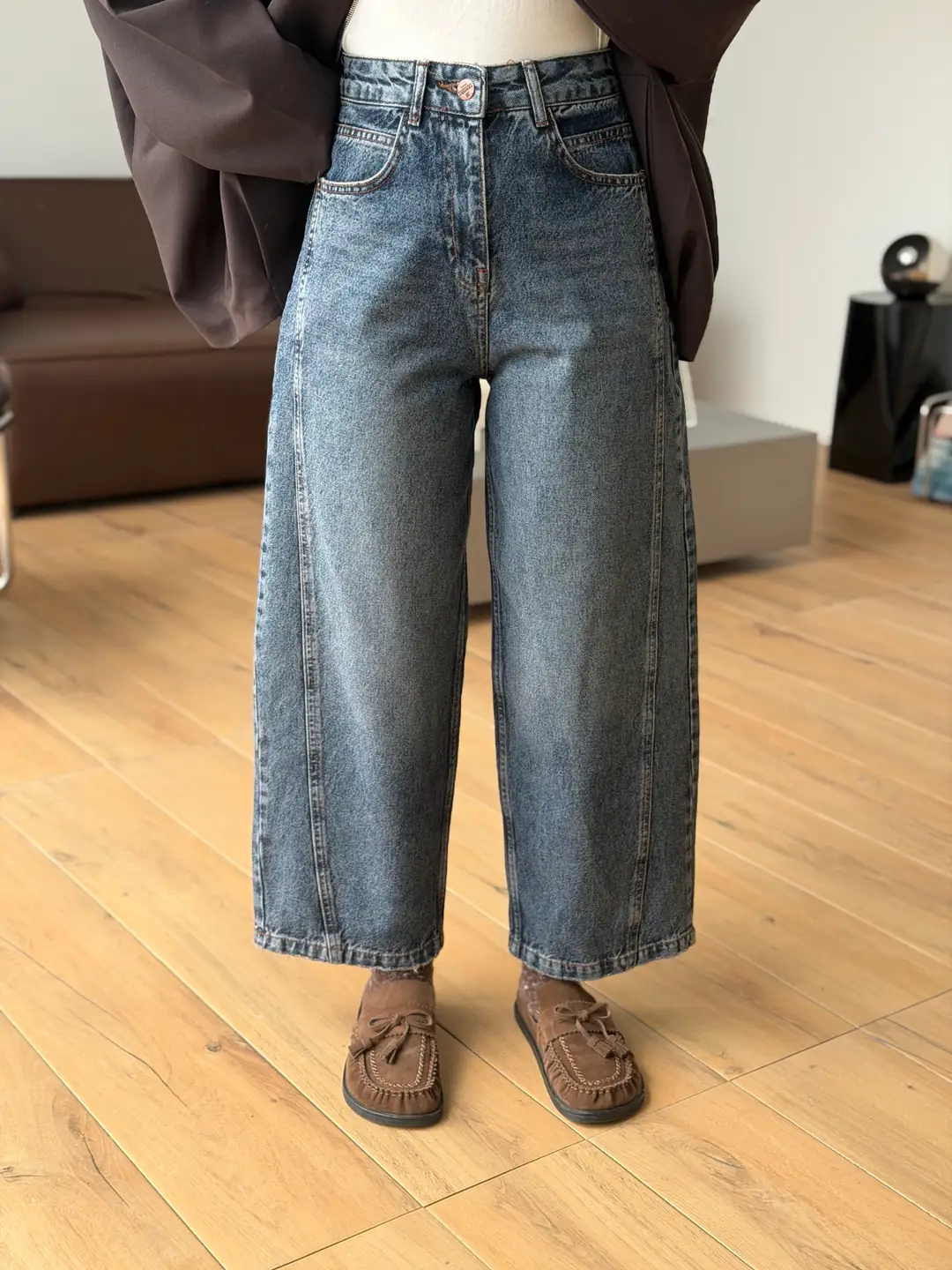 Barel Koyu Mavi Jean