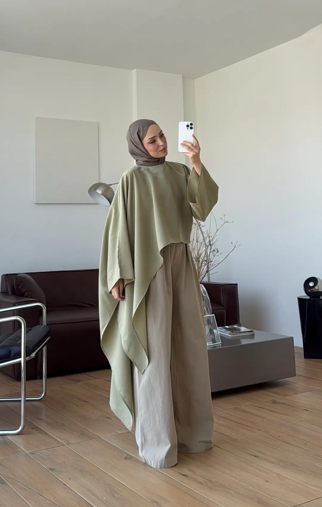 Siena Asimetri Bluz Çağla Yeşili
