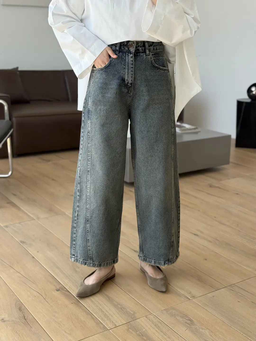Barel Yeşil Tint Jean