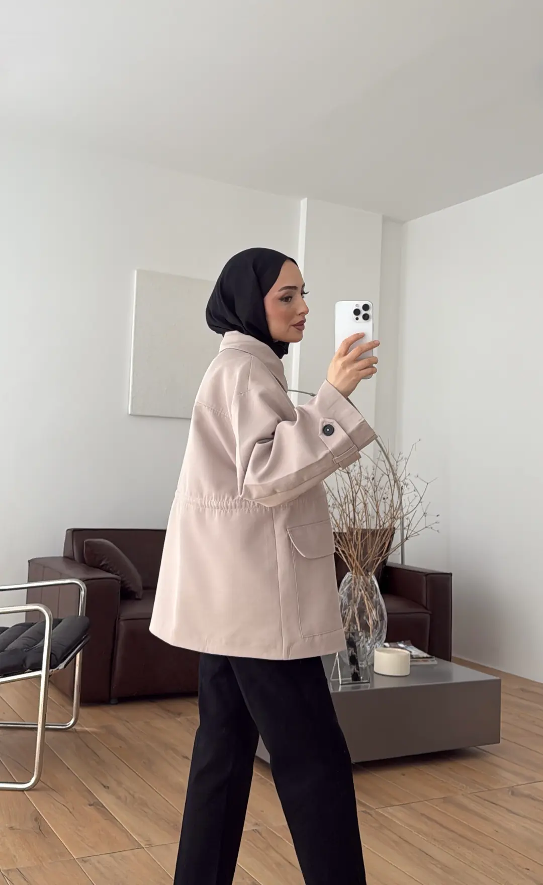 Çift Kullanımlı Trençkot Taş