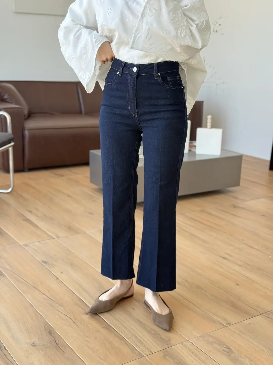 Straight Fit Lacivert Jean