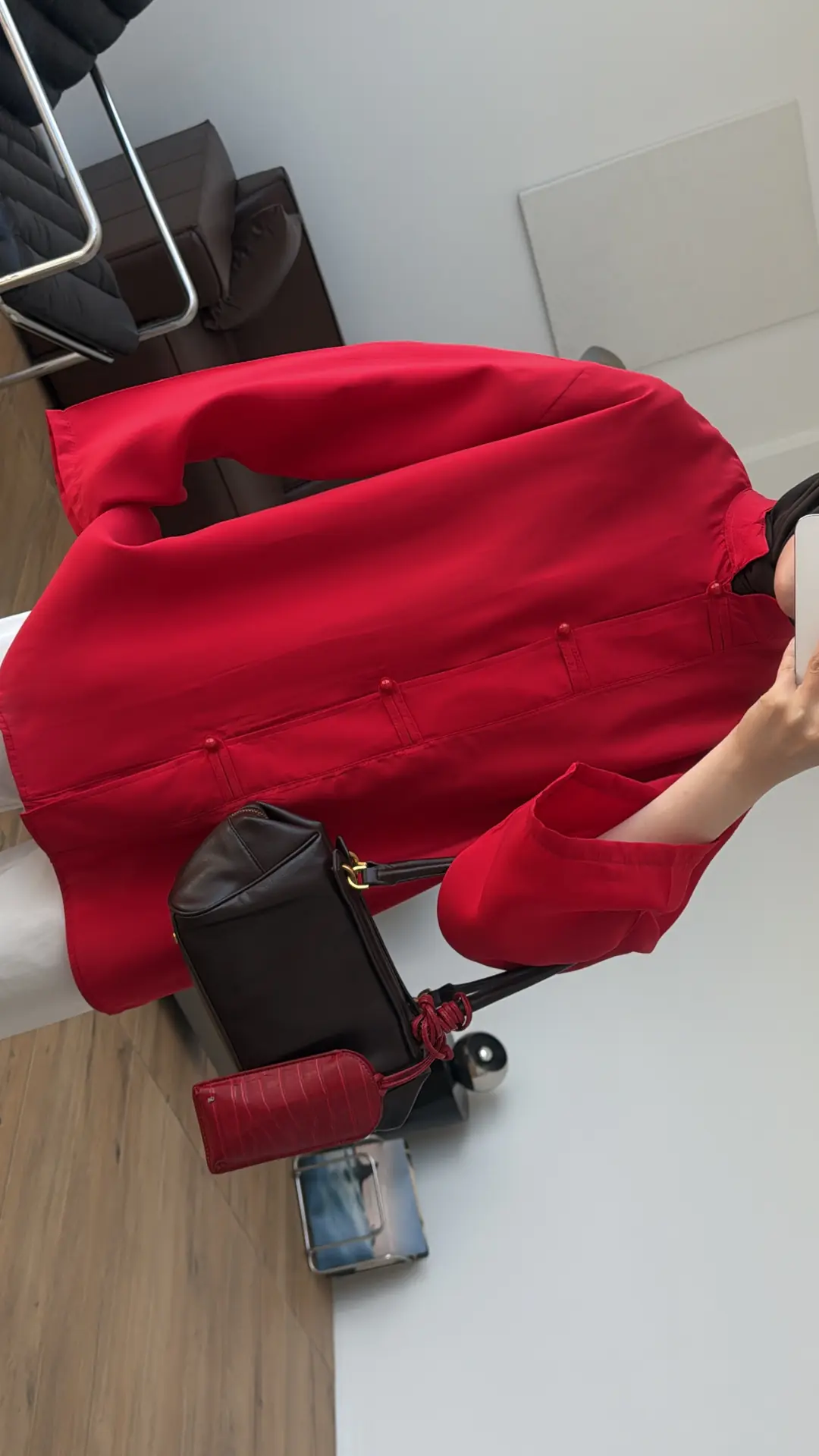 Kuşaklı Tunik Kırmızı