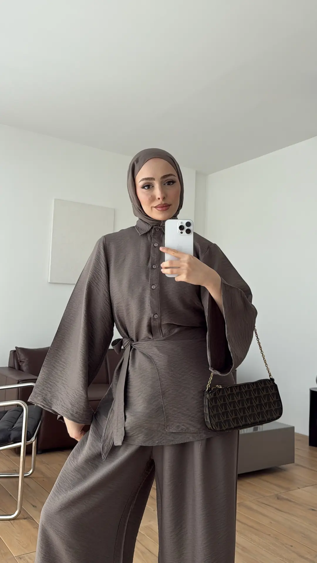 Risa Bel Detay Takım Vizon