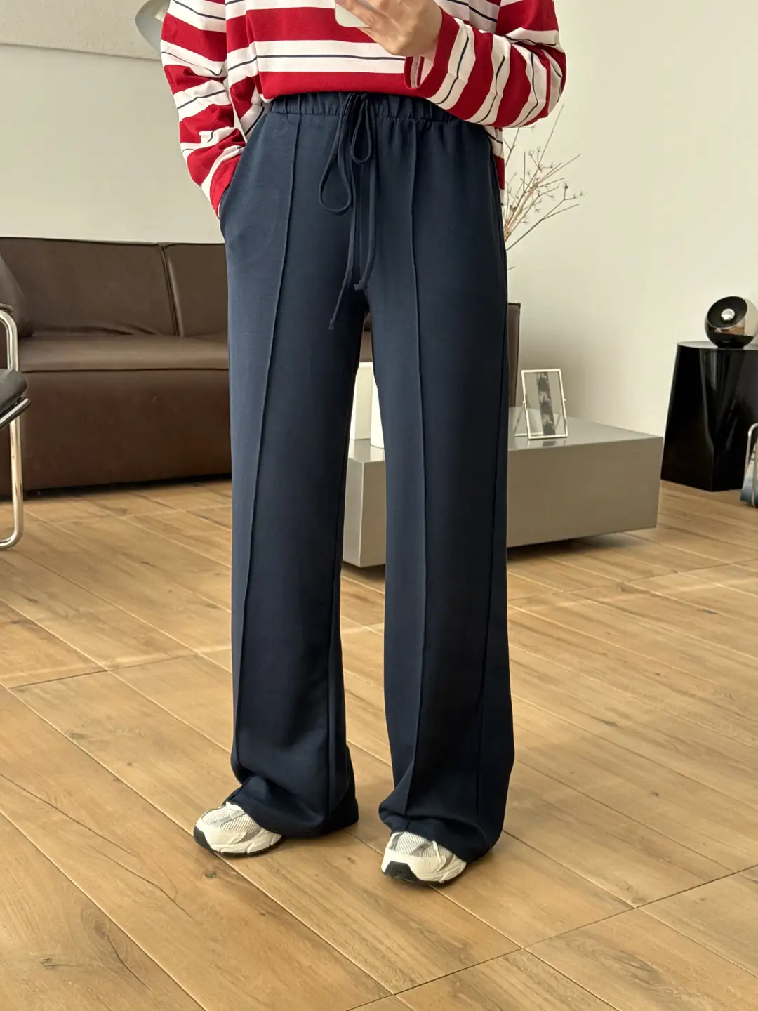 Oysho Beli Lastikli Pantolon Lacivert 