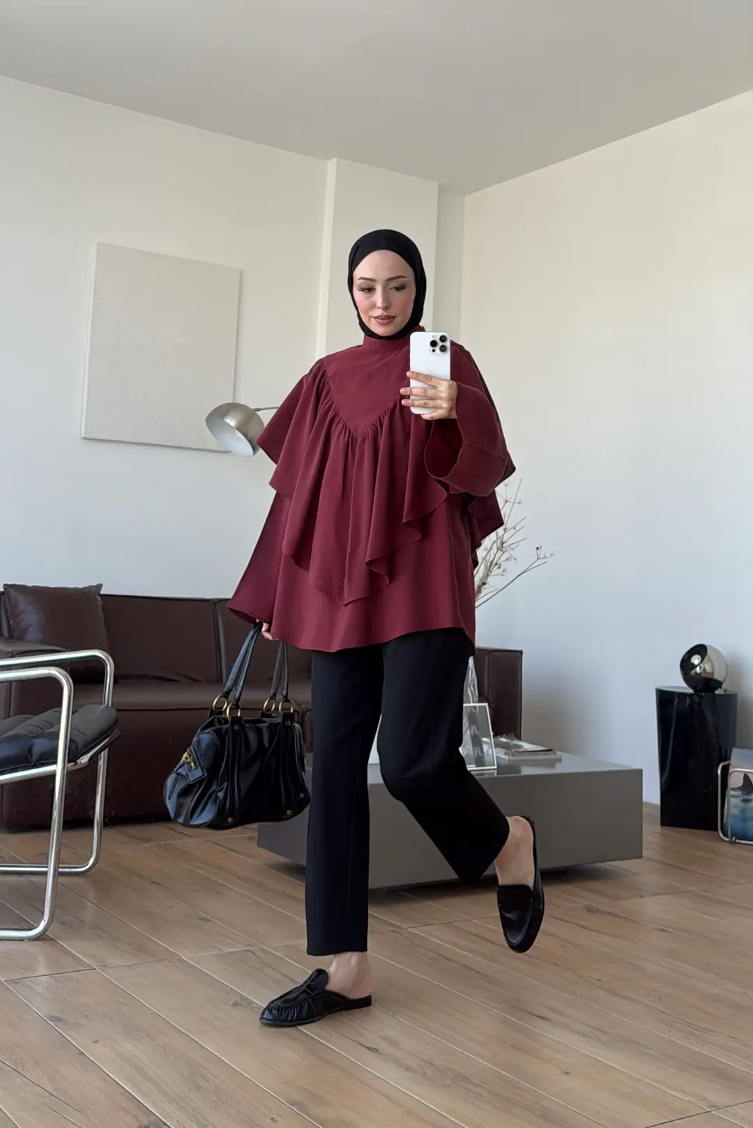 Katkat  Bluz Bordo