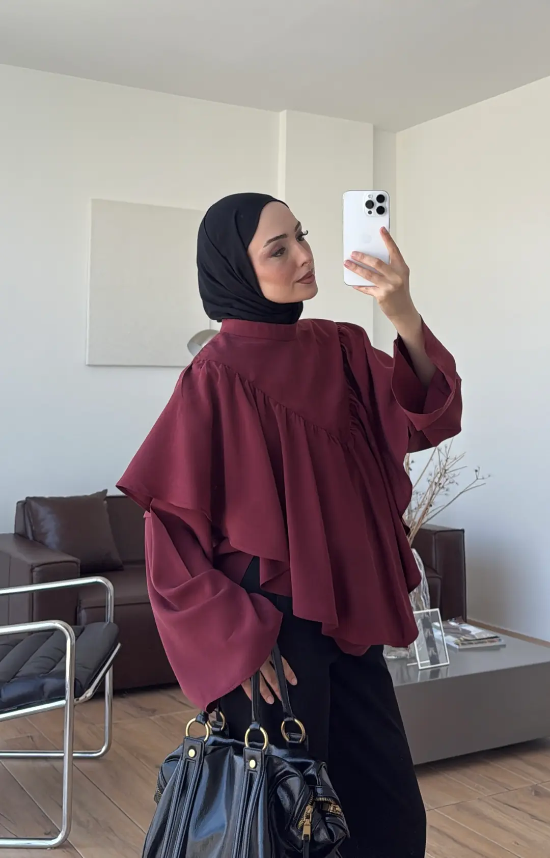 Katkat  Bluz Bordo