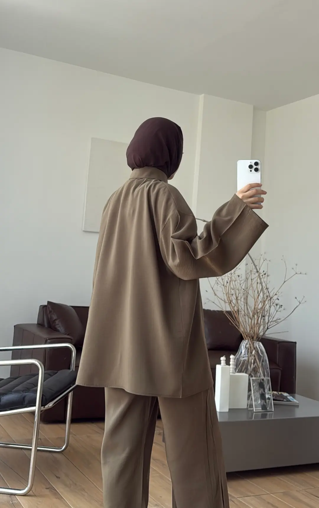 Tencel Bağlamalı Takım Haki