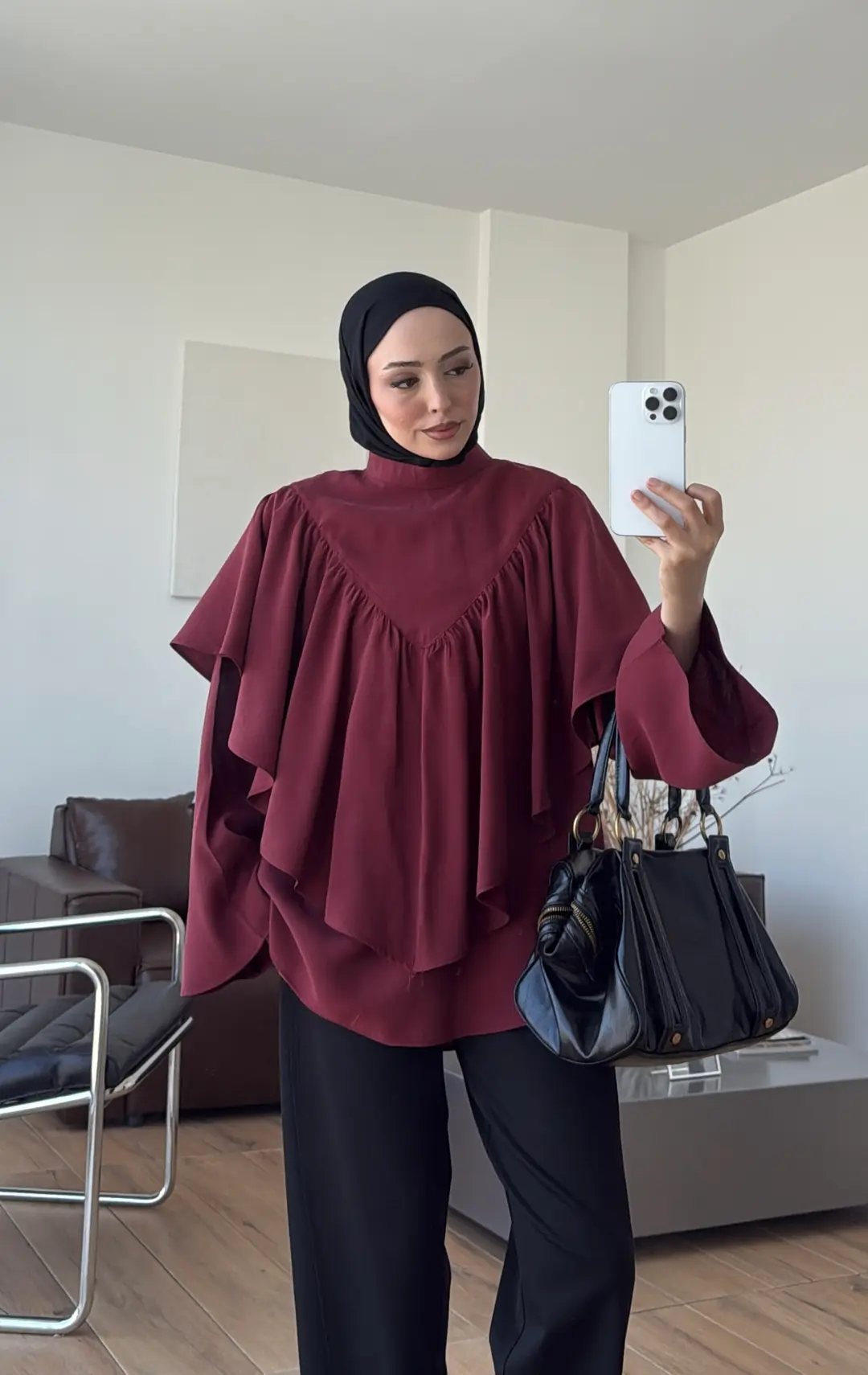 Katkat  Bluz Bordo