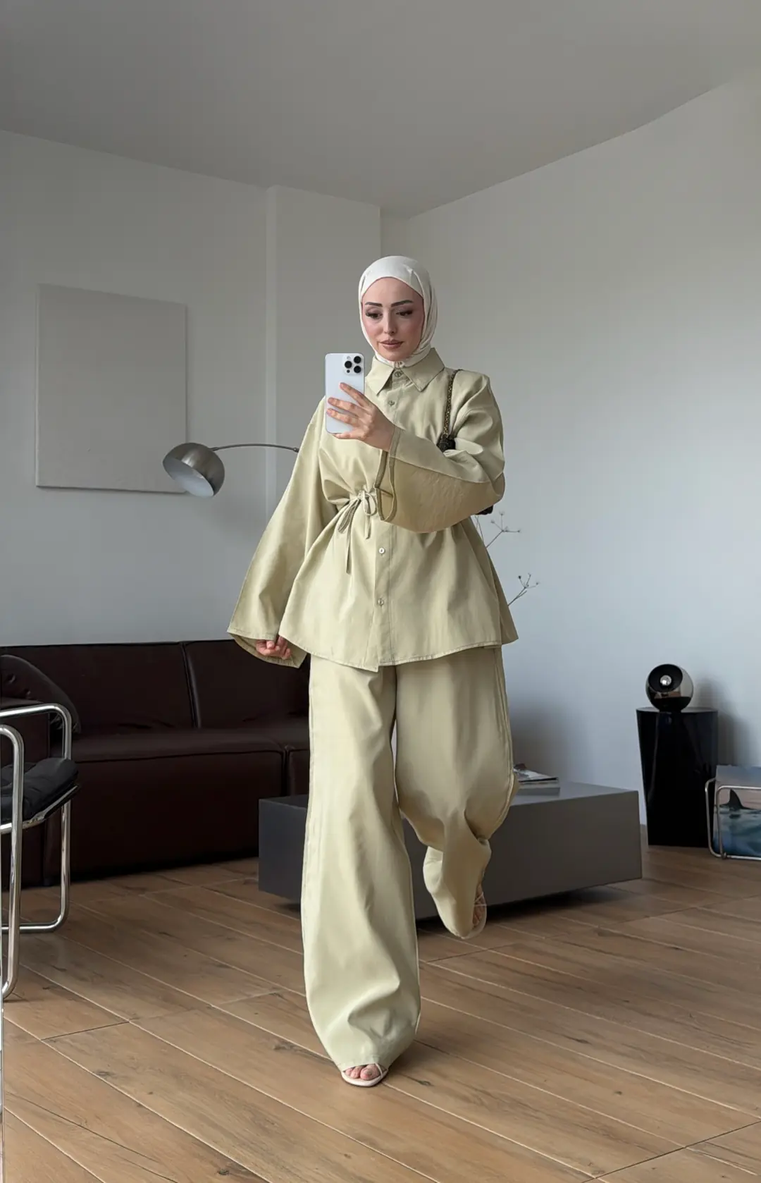 Tencel Bağlamalı Takım Yeşil