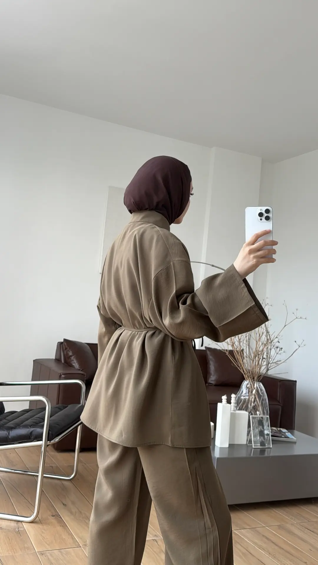 Tencel Bağlamalı Takım Haki