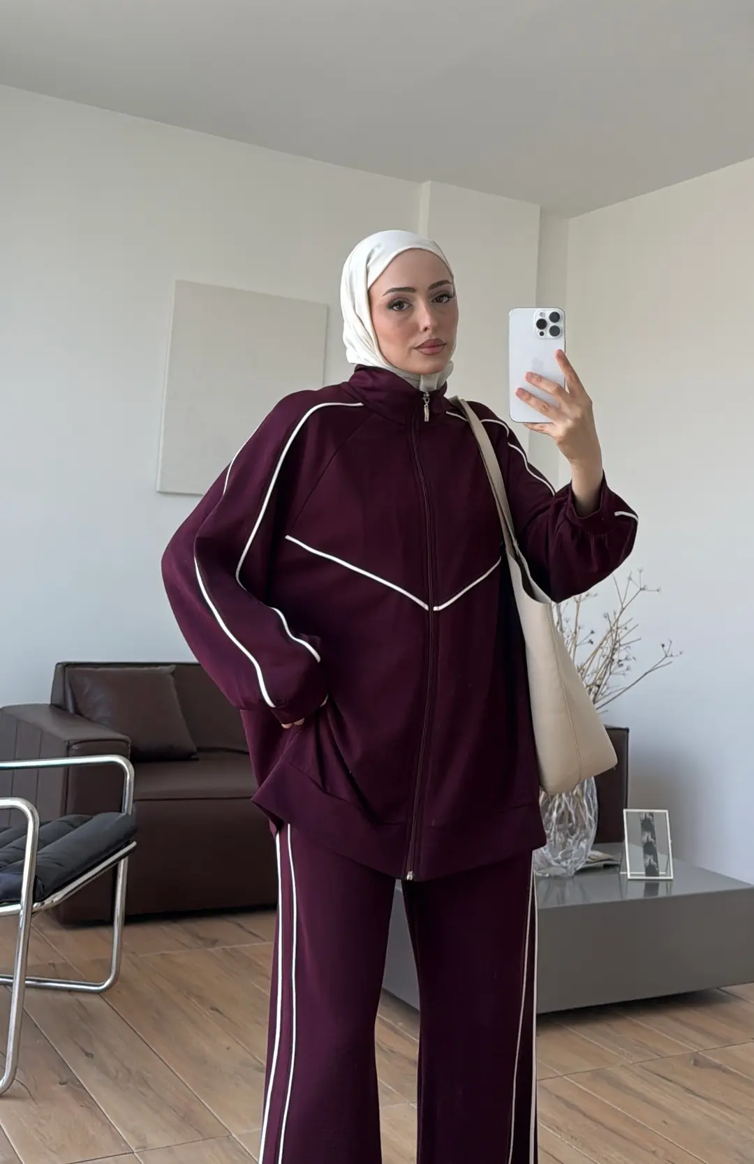 Garni Biyeli Takım Bordo