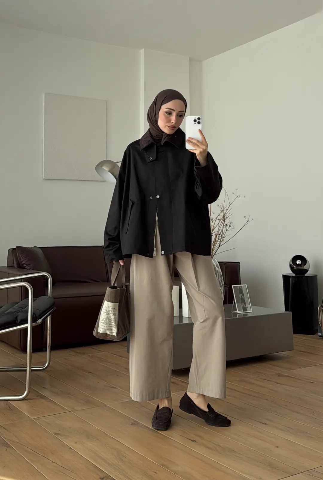 Kadife Yaka Burberry Ceket Acı Kahve