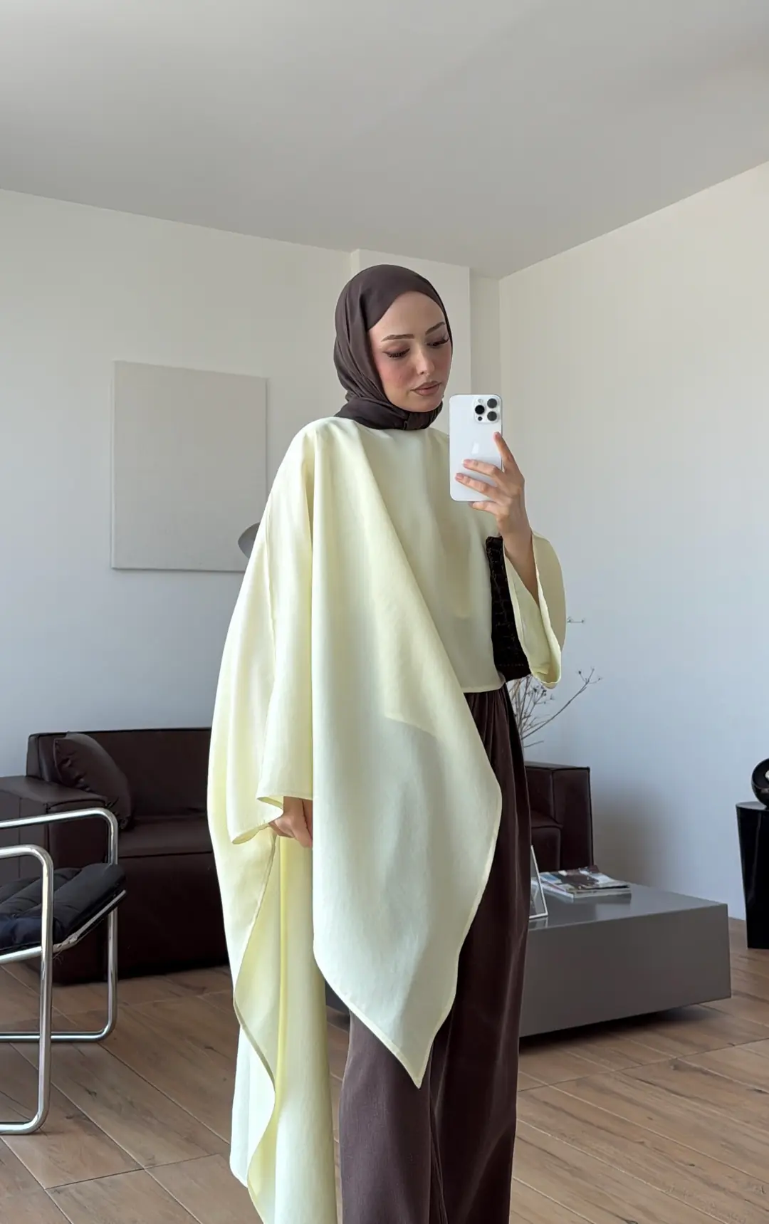 Siena Asimetri Bluz Sarı
