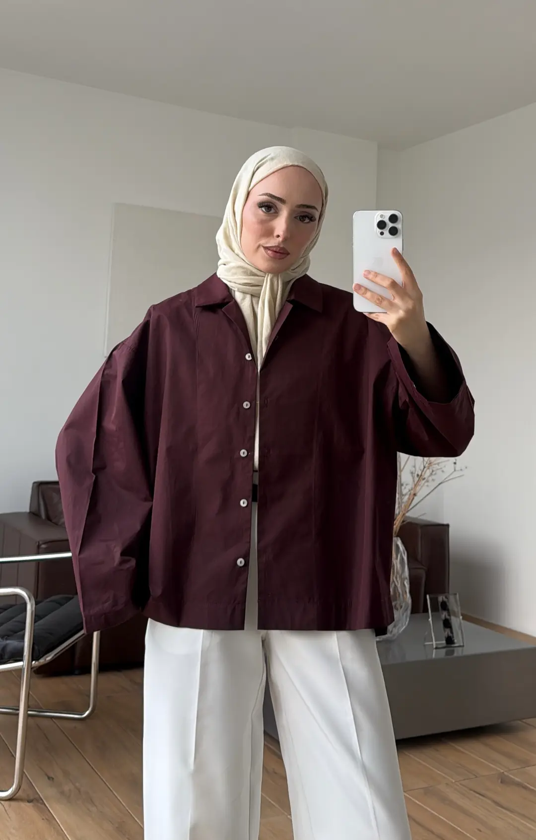 Boxfıt Gömlek Mürdüm
