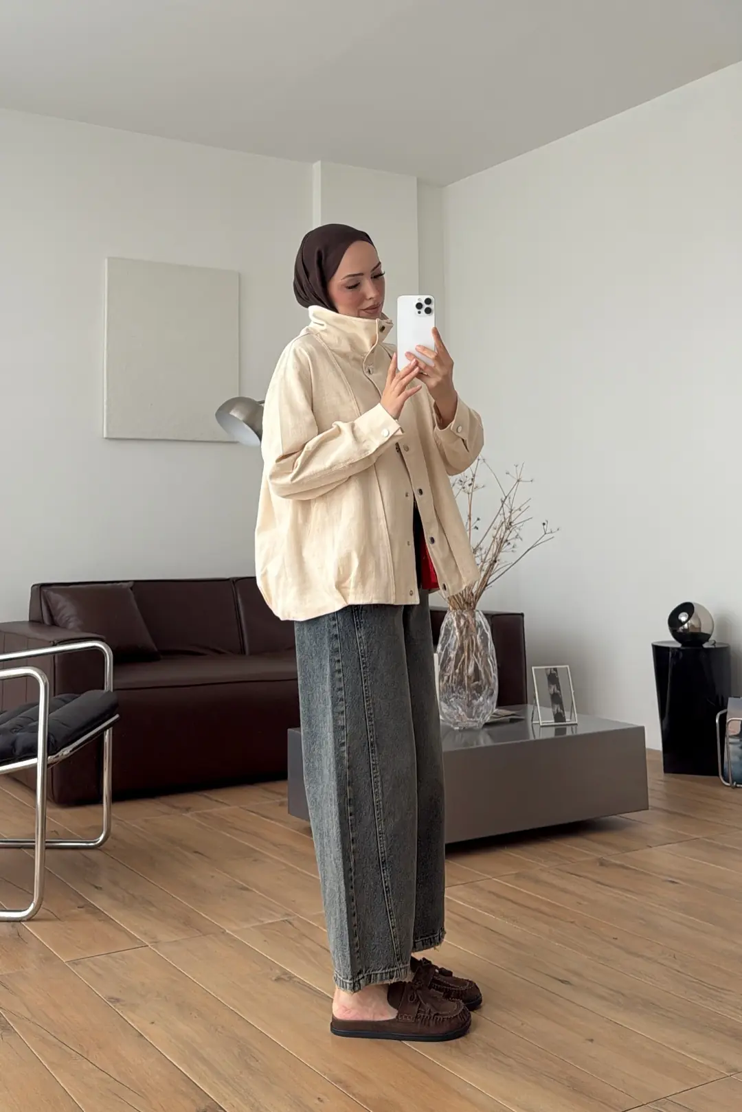 Keten Bomber Ceket Bej