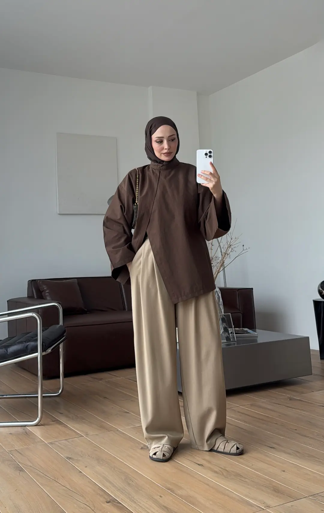 Çapraz Tunik Kahve