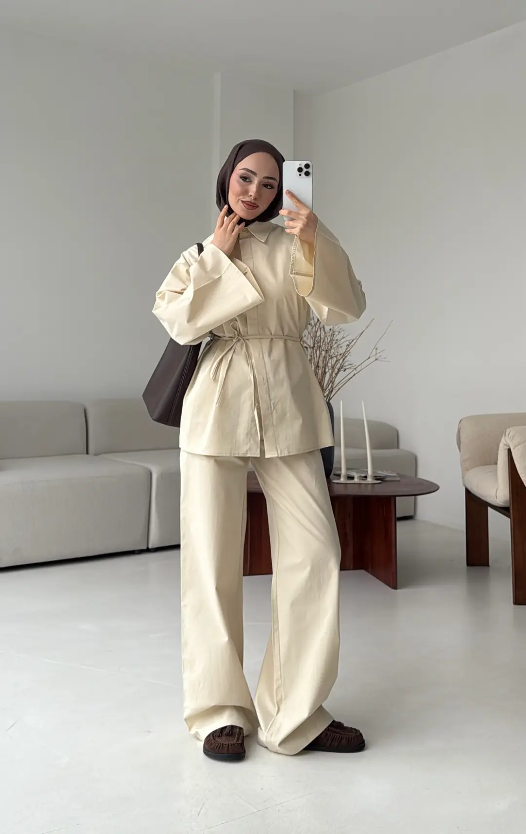 Cotton Takım Krem
