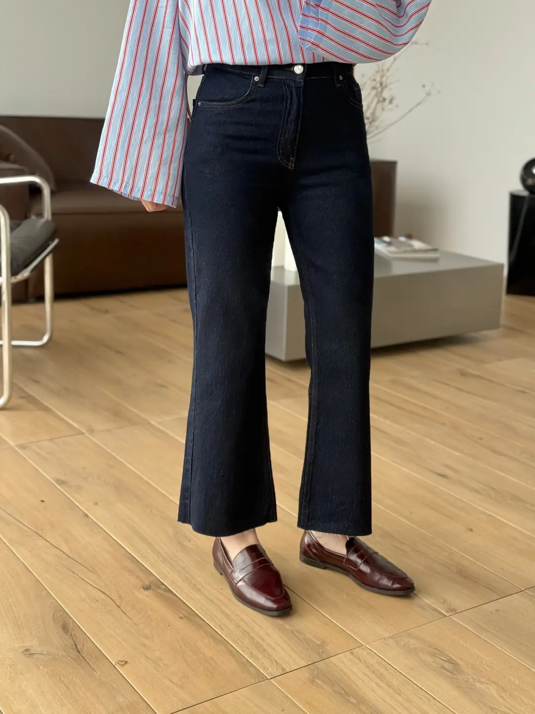 Straight Fit Lacivert Jean