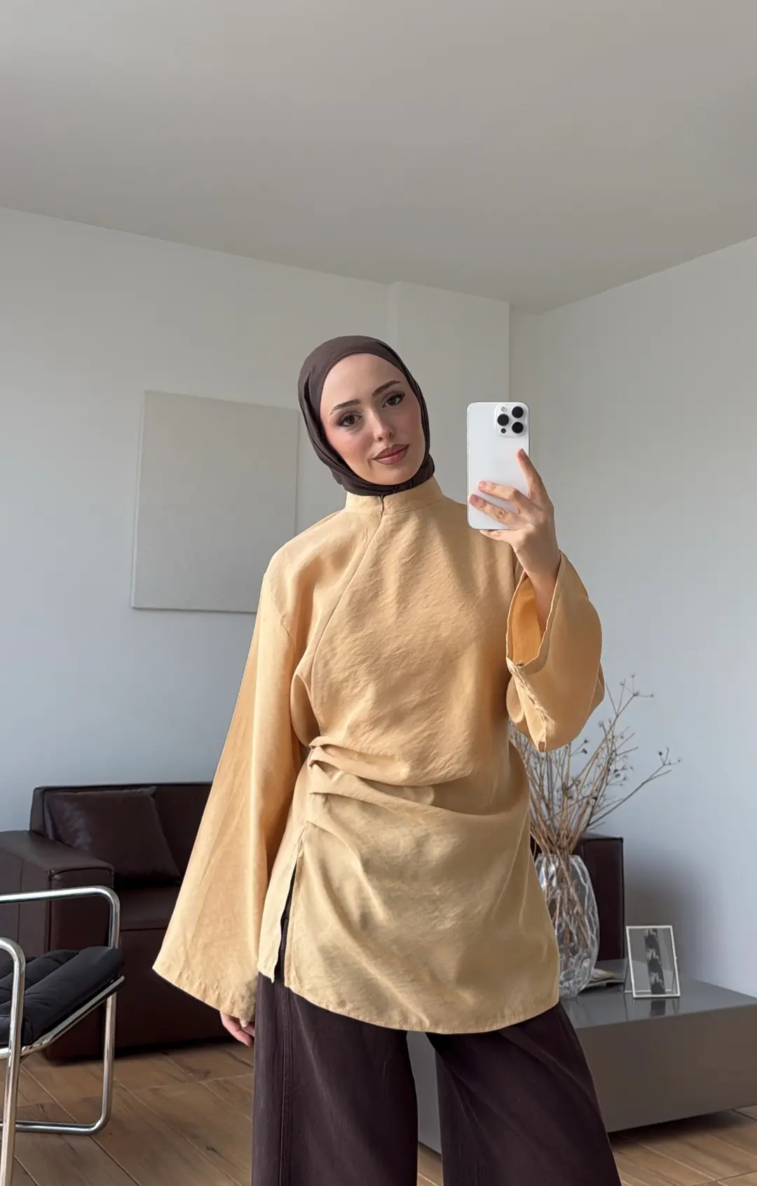 Modal Tasarım Bluz Melon
