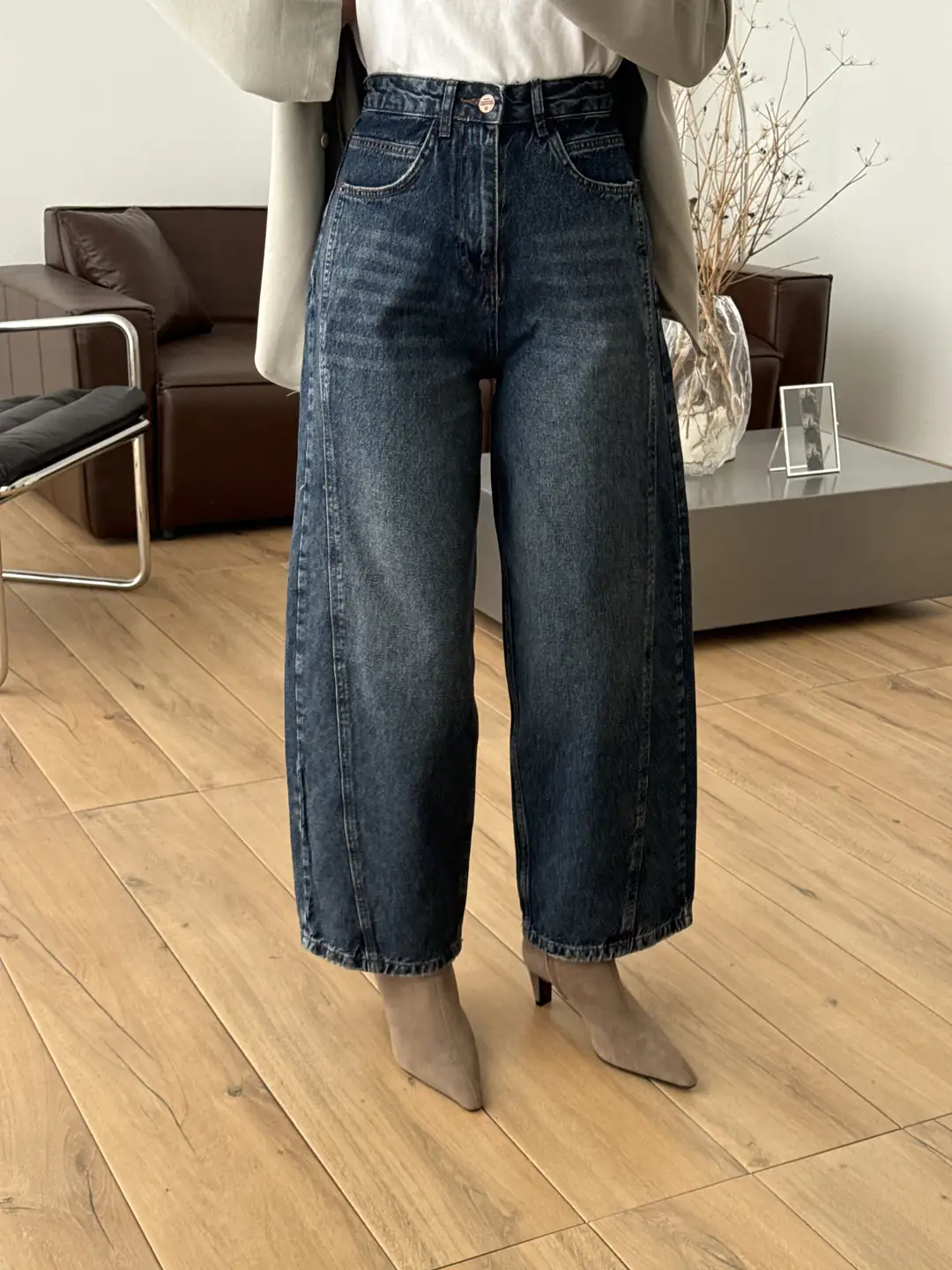 Barel Koyu Mavi Jean