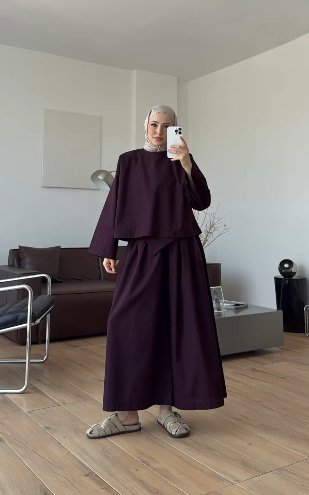 Lale Keten Takım Mürdüm
