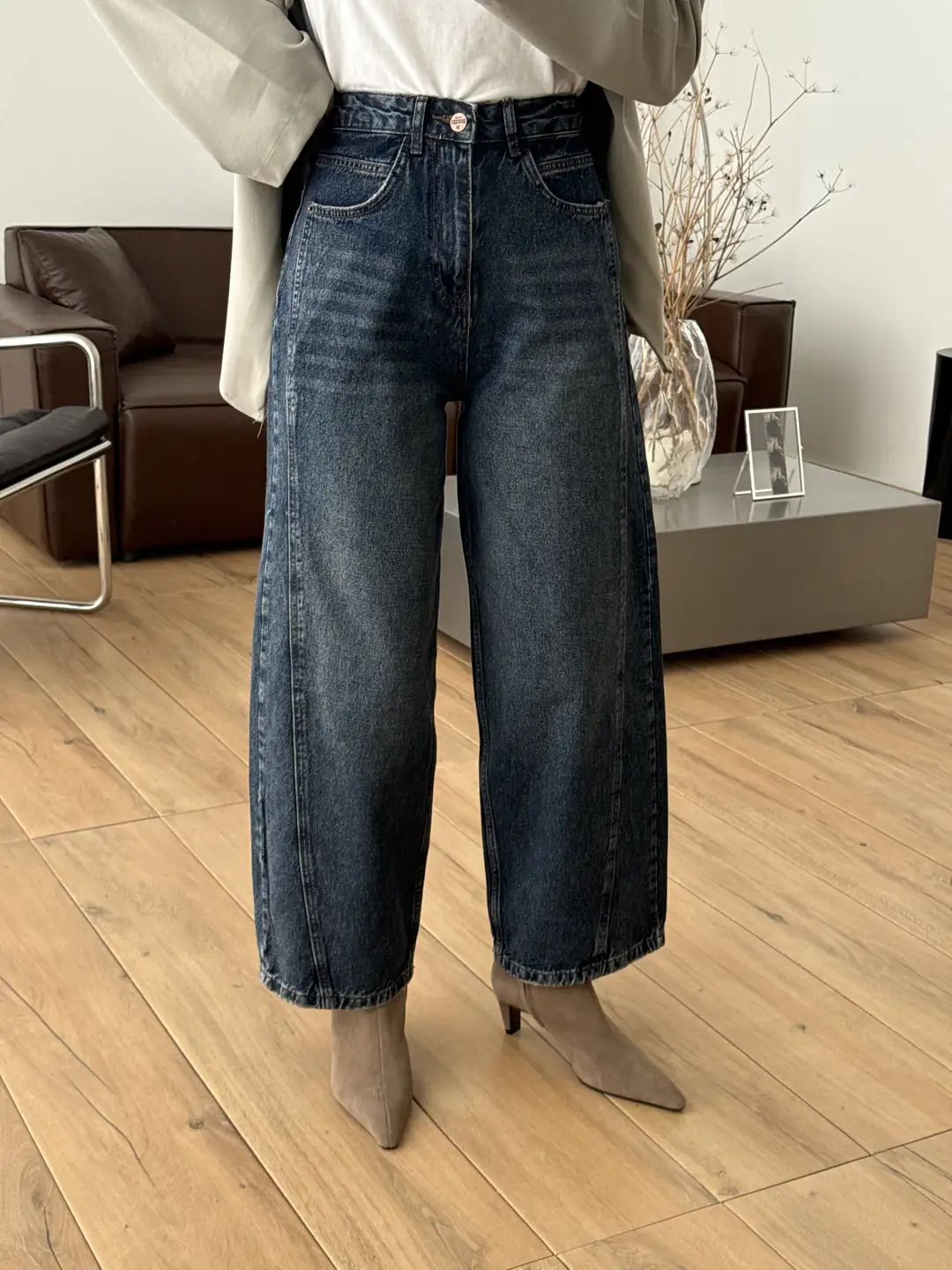 Barel Koyu Mavi Jean