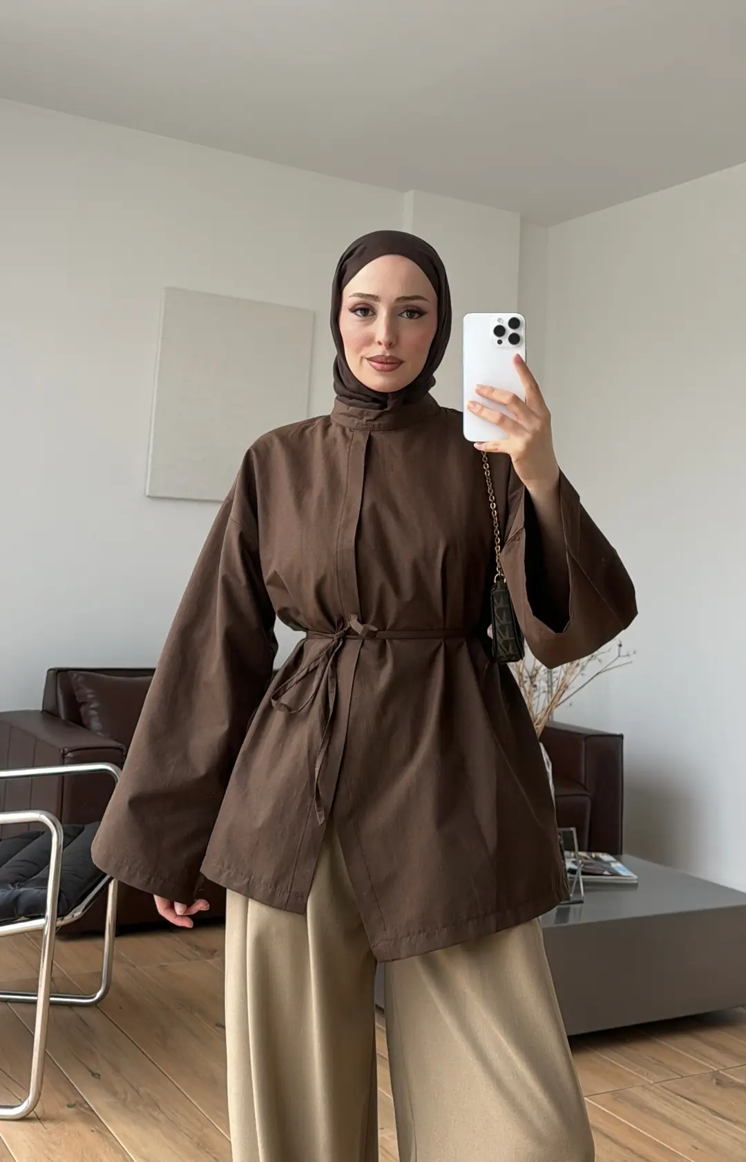 Çapraz Tunik Kahve