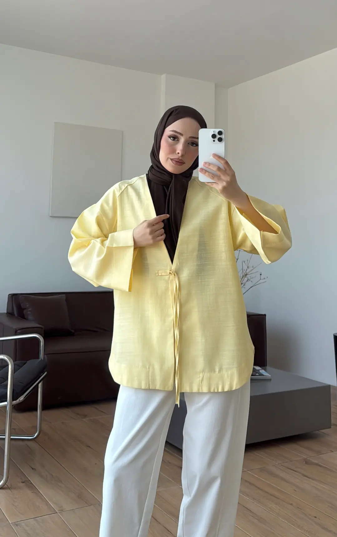 Elina Kimono Sarı