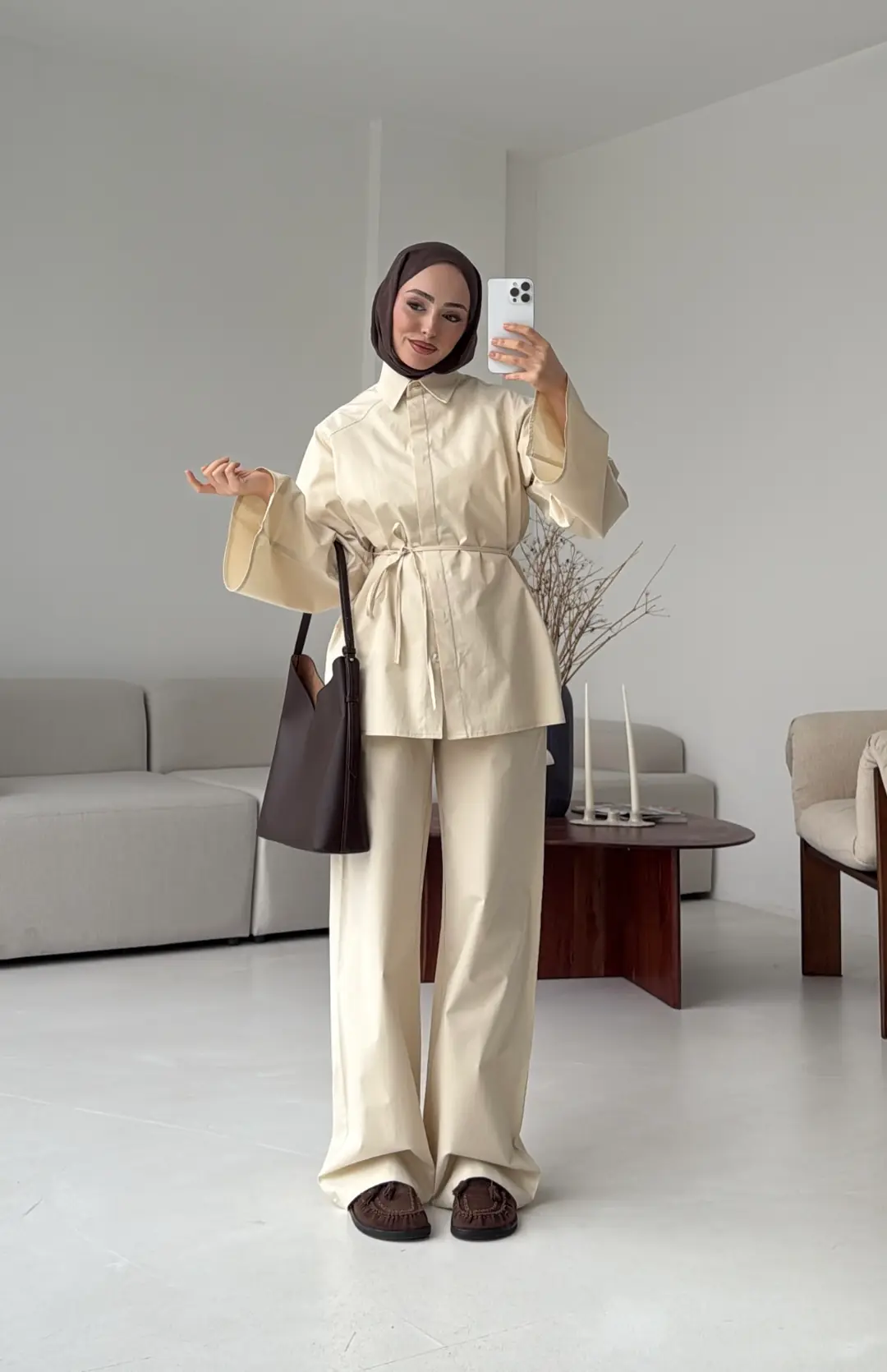 Cotton Takım Krem