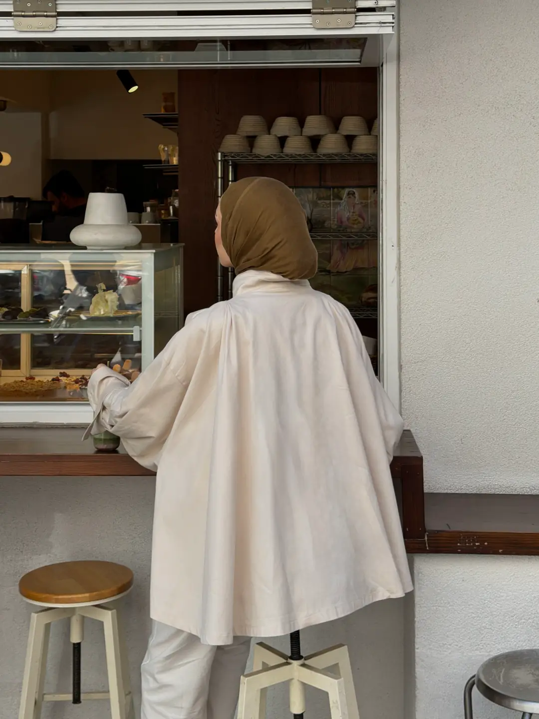 Lara Kuşak Detay Oversize Ceket