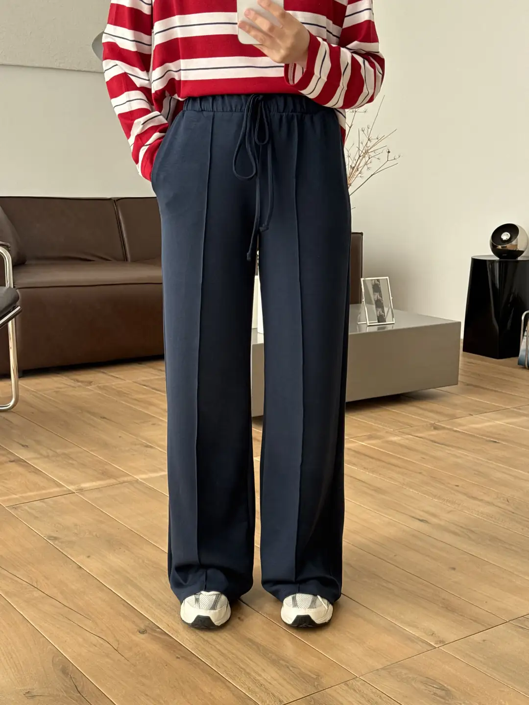 Oysho Beli Lastikli Pantolon Lacivert 