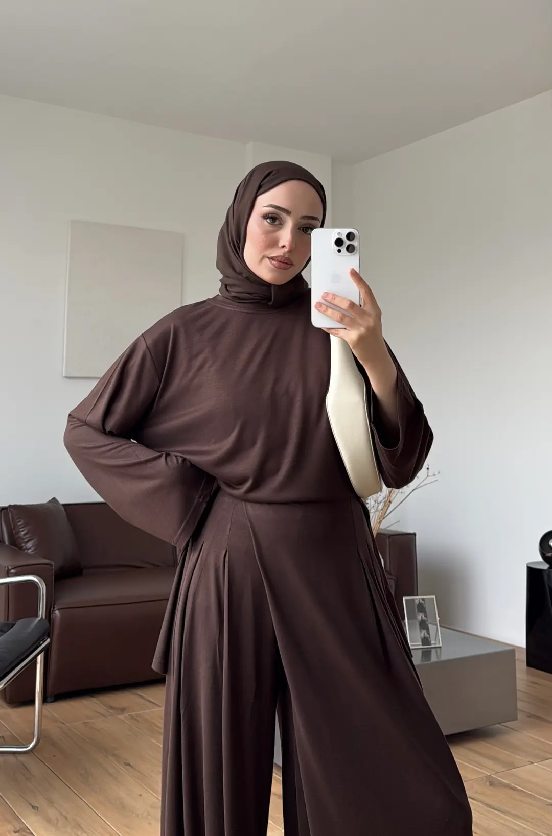 Oysho Dökümlü Takım Kahve
