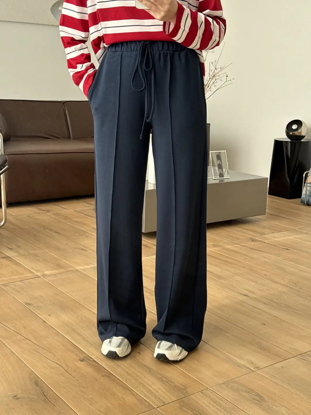 Oysho Beli Lastikli Pantolon Lacivert 