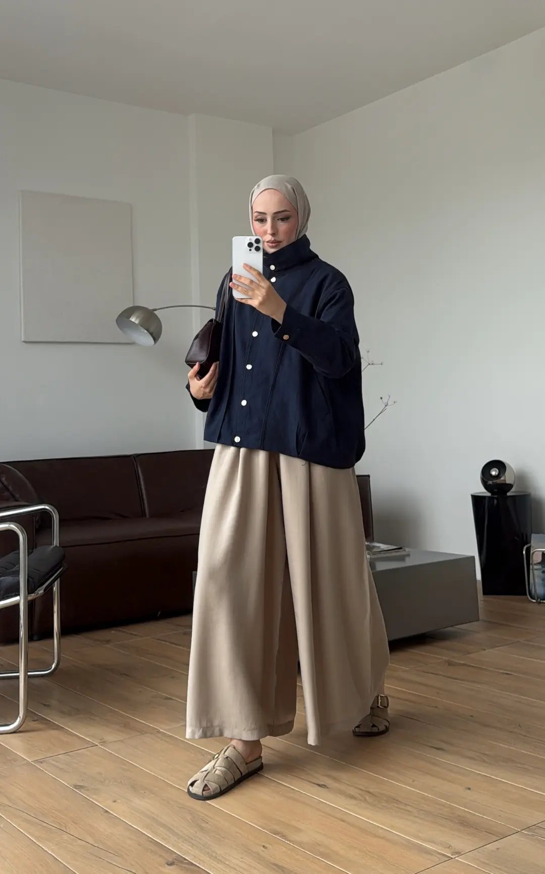Keten Bomber Ceket Lacivert