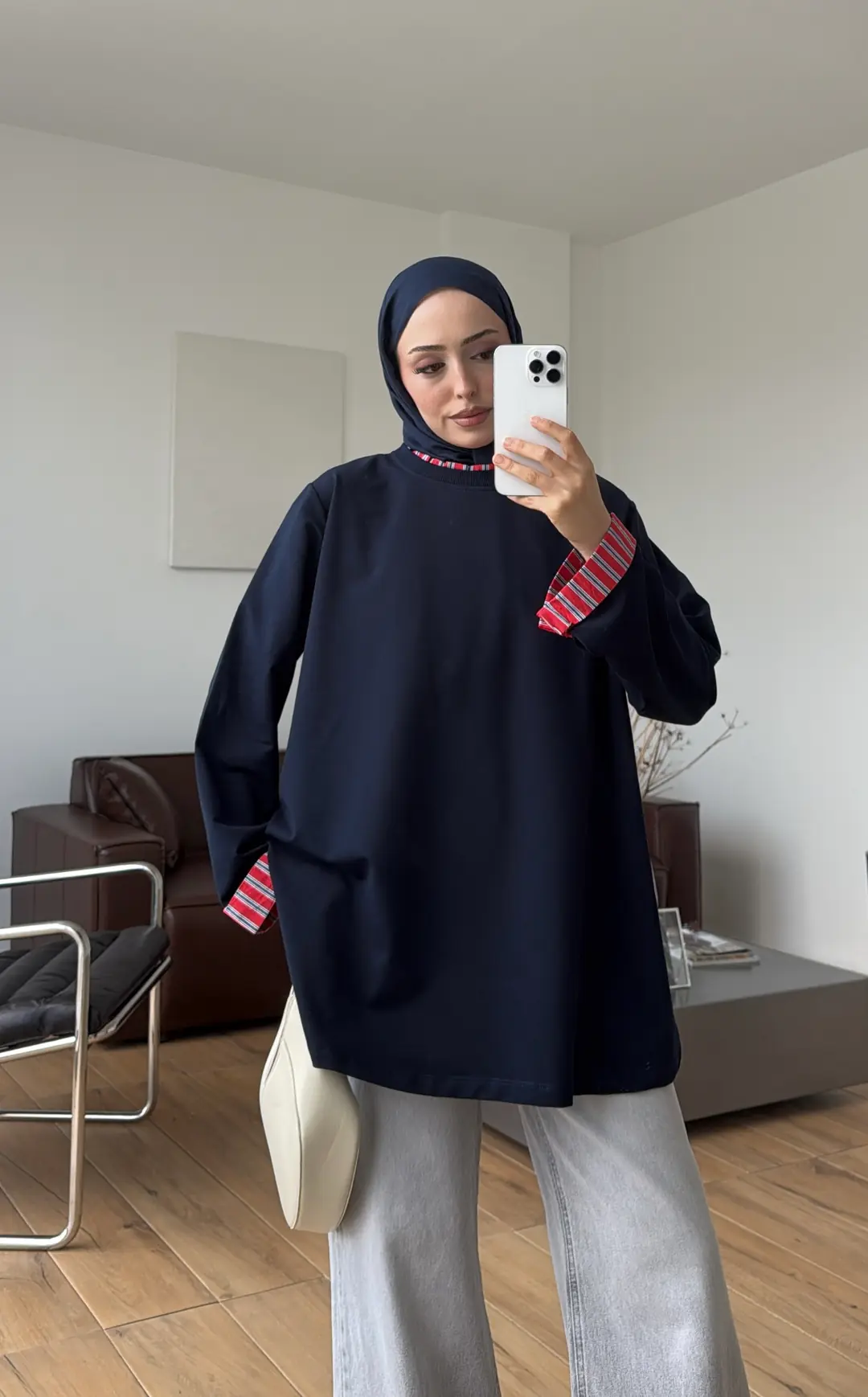 Garnili Sweat Lacivert 