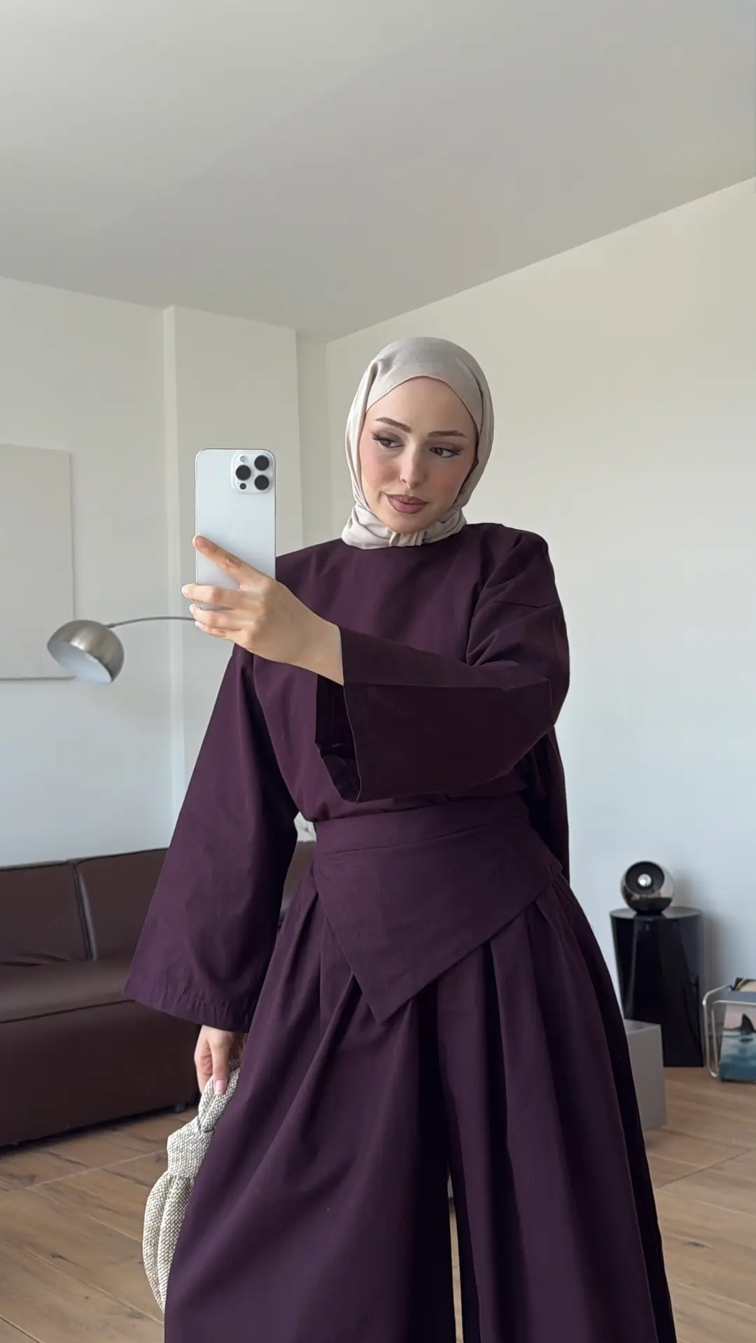 Lale Keten Takım Mürdüm