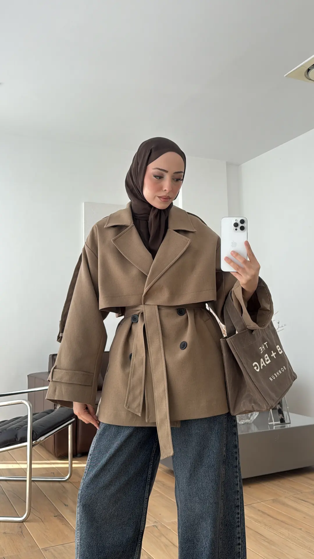 Kısa Trenc Caramel
