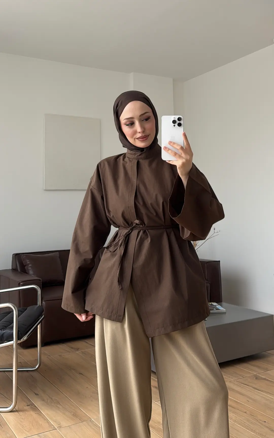 Çapraz Tunik Kahve