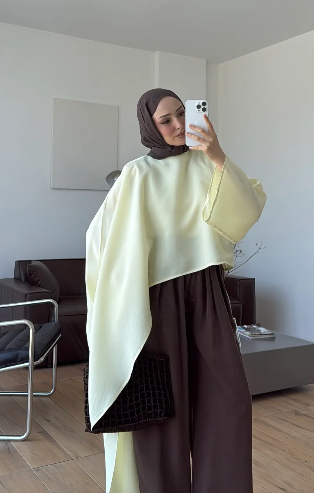 Siena Asimetri Bluz Sarı