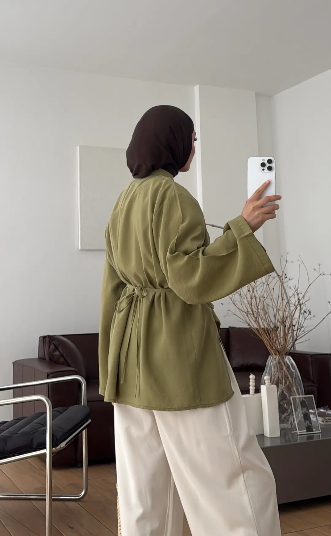 Modal Tasarım Bluz Açık Yeşil