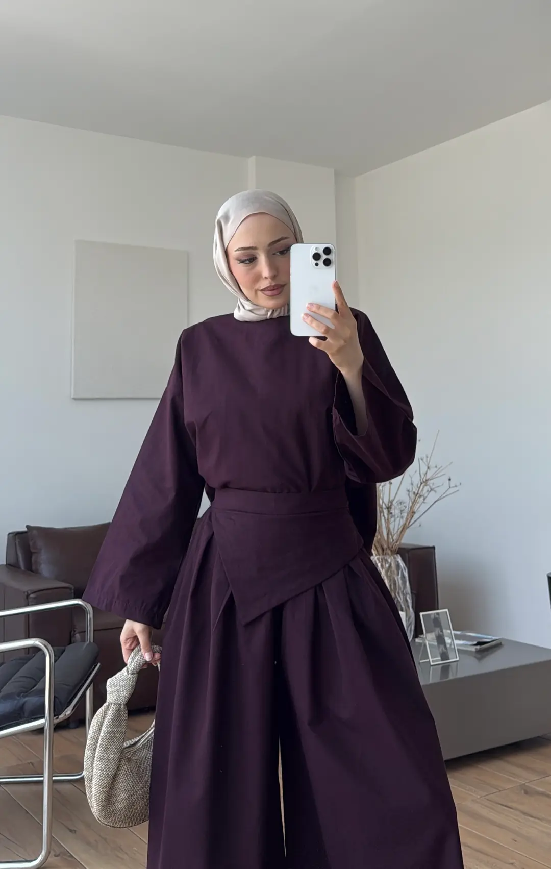 Lale Keten Takım Mürdüm
