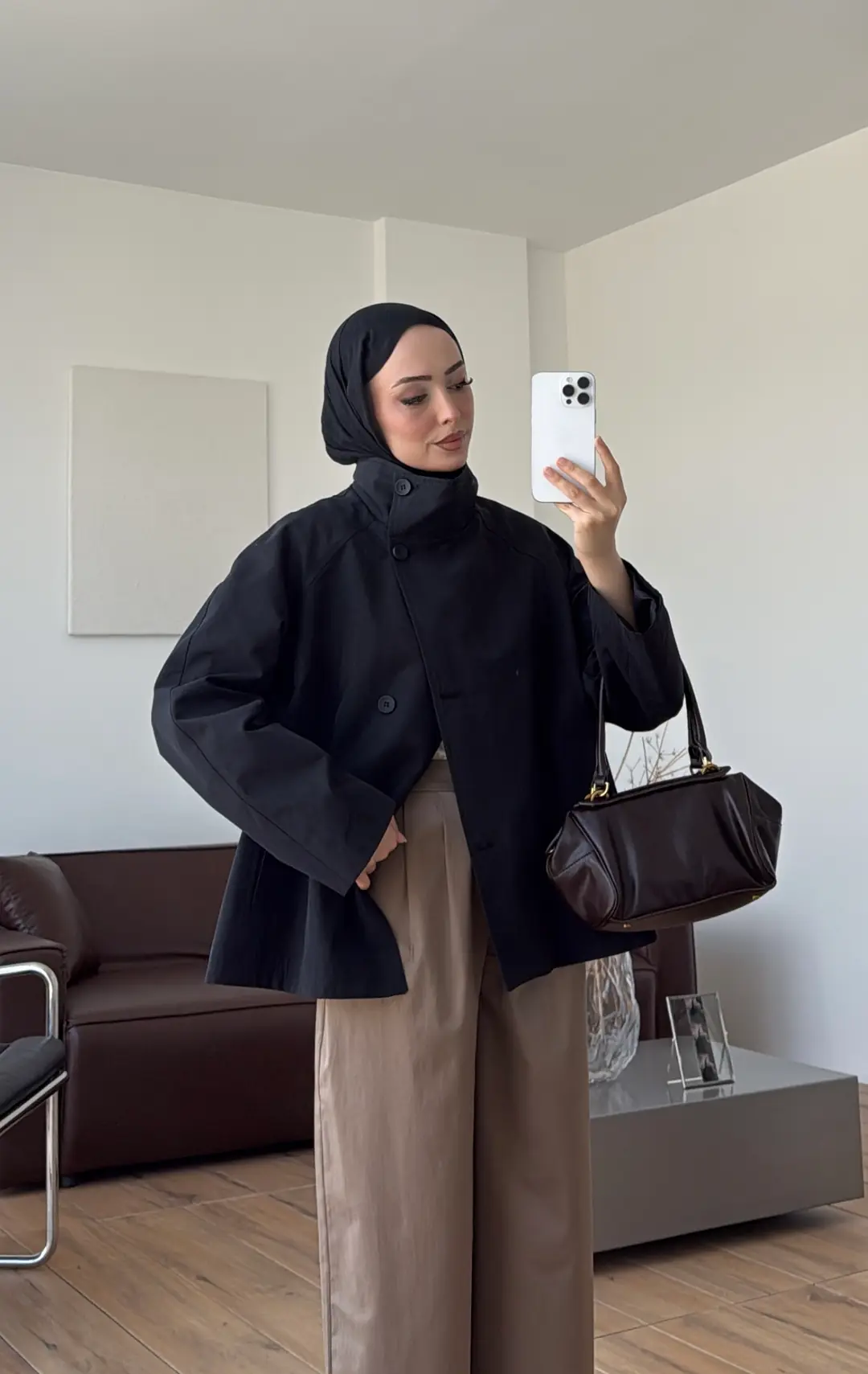 Diora Trençkot Siyah