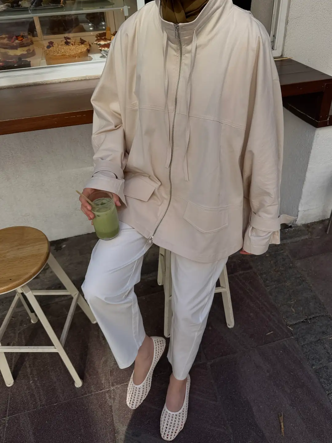 Lara Kuşak Detay Oversize Ceket